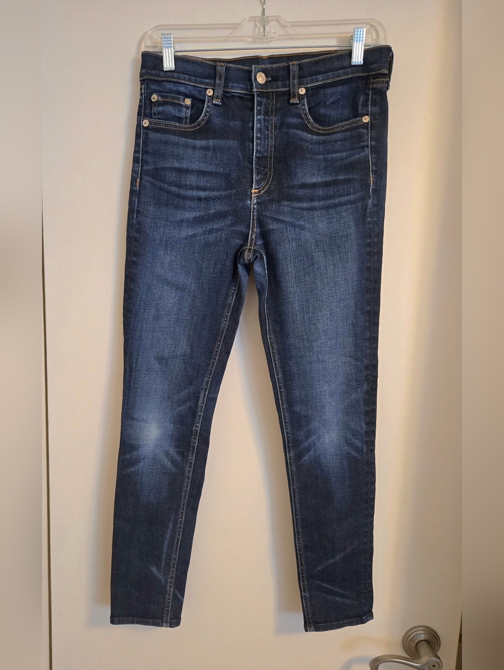 rag & bone High Rise Ankle Skinny Jeans - Picture 3 of 6